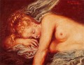 Mädchen schlafen Giorgio de Chirico Metaphysical Surrealismus
